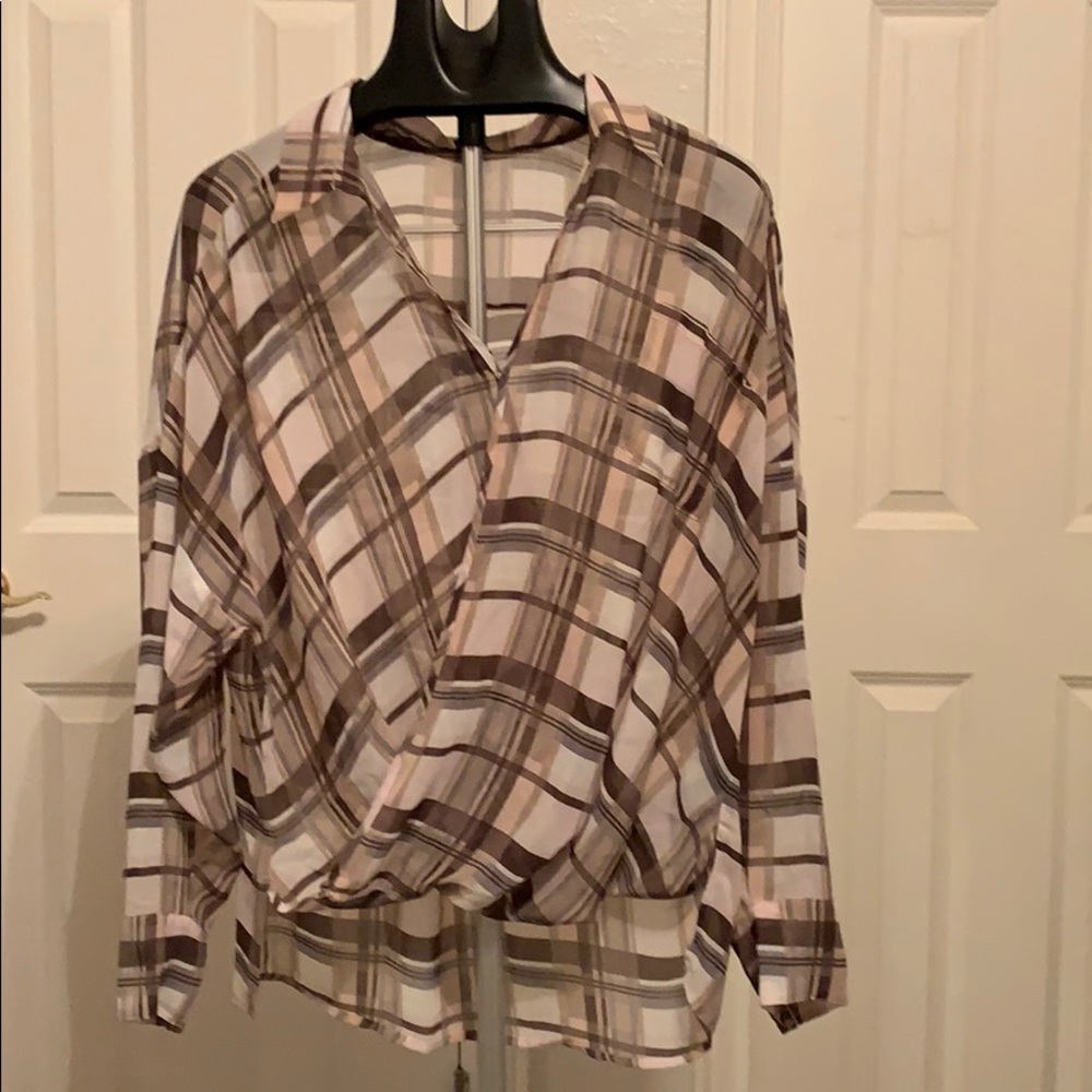 Vince Camuto wrap shirt